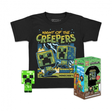 Pocket POP! & Tee: Minecraft - Creper (XL) de Funko - Minecraft