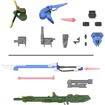 Set Partes Opcionales Gunpla 02 Launcher & Sword Striker
