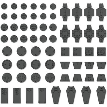 Material Personalizacion Piezas Decorativas 1 Gris