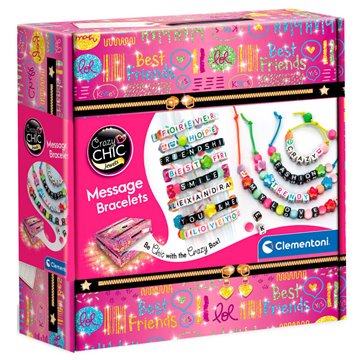Set Creacion Pulseras con Mensaje Crazy Chic