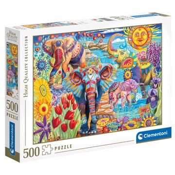 Puzzle El Carnaval de los Elefantes 500pzs