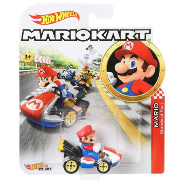 Coche Mario Kart Hot Wheels Mario  - 1