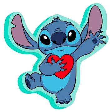 Lampara protector habitacion Stitch Disney
