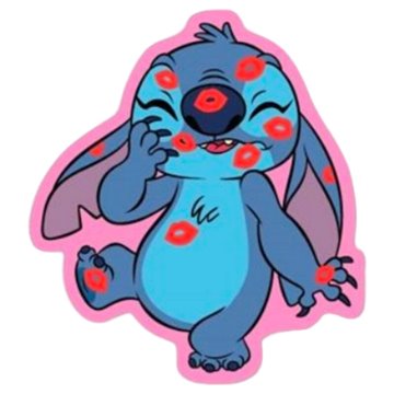 Lampara protector habitacion Stitch Disney