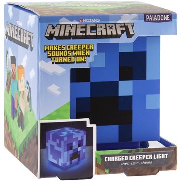 Lampara sonido 3D Charged Creeper Minecraft