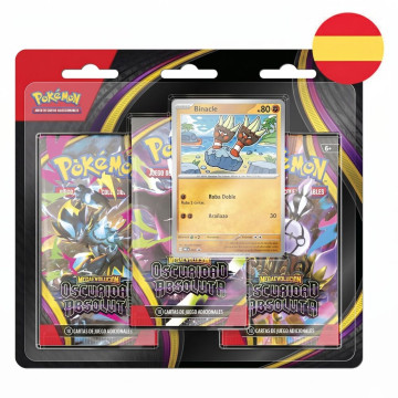 Pack 3 Sobres Pokemon Oscuridad Absoluta Español