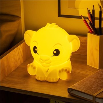 Luz silicona recargable SquishyGlo Simba El Rey Leon