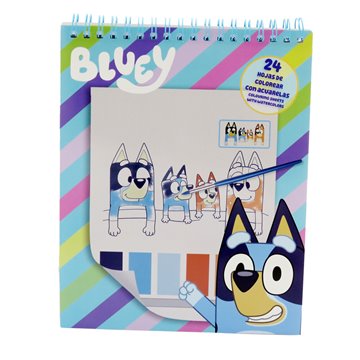 Luz silicona recargable SquishyGlo Floppy Bluey