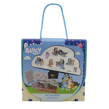 Luz silicona recargable SquishyGlo Floppy Bluey