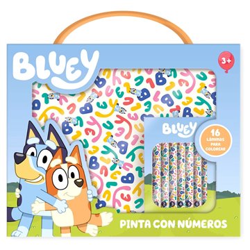 Luz silicona recargable SquishyGlo Floppy Bluey