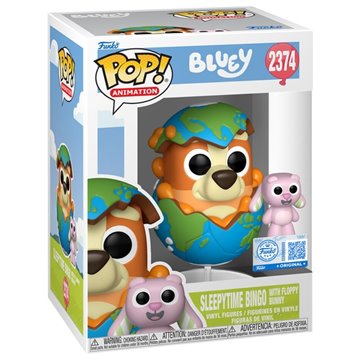 Luz silicona recargable SquishyGlo Floppy Bluey