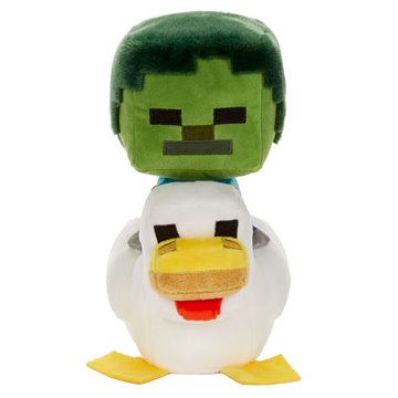 Peluche Chicken Jockey Minecraft 20cm