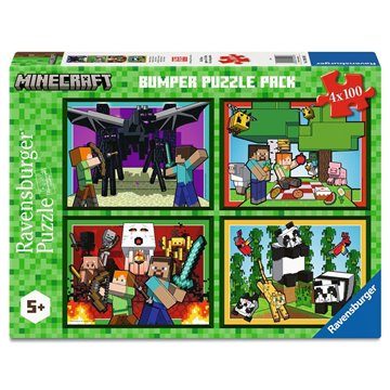 Peluche Chicken Jockey Minecraft 20cm