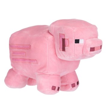 Peluche Chicken Jockey Minecraft 20cm