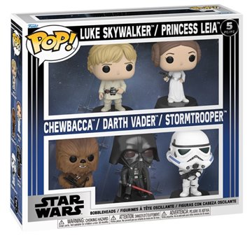 Blister 5 figuras POP Star Wars