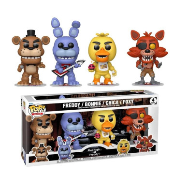 Blister 4 figuras POP Five Nights at Freddys