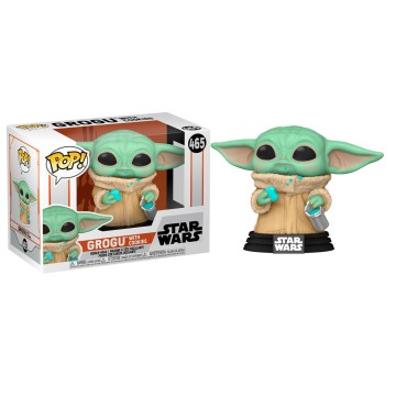 Funko POP Star Wars Mandalorian Grogu The Child with Cookie