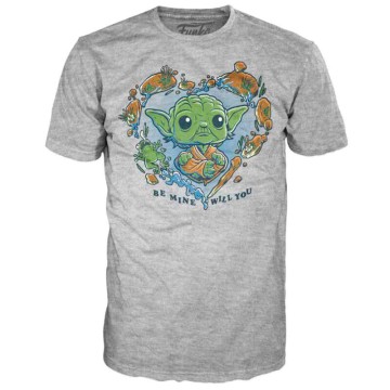 Camiseta Be Mine Yoda Star Wars M