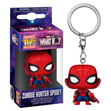 Llavero Pocket POP Marvel What If Zombie Spiderman