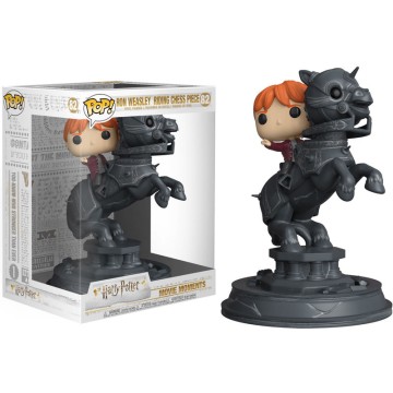 Figura Pop Movie Moments Harry Potter Ron riding chess piece