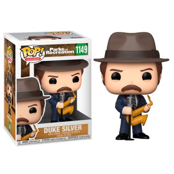 Funko POP Parks and Rec Duke Silver