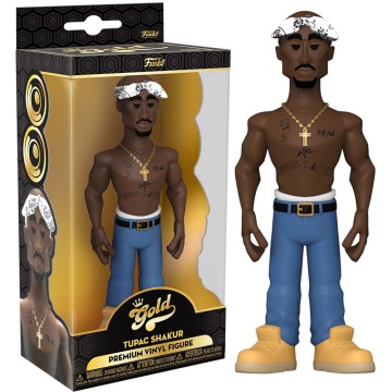 Figura Vinyl Gold Tupac Shakur