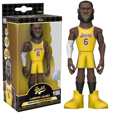 Figura Vinyl Gold NBA Lakers Lebron James