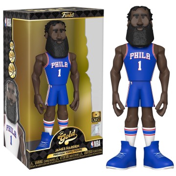 Figura Vinyl Gold NBA 76ers James Harden 30cm Chase