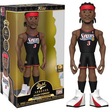 Figura vinyl Gold NBA 76ers Allen Iverson 30cm Chase