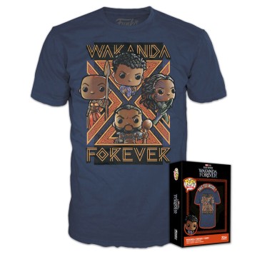 Camiseta Wakanda Forever Black Panther Marvel S