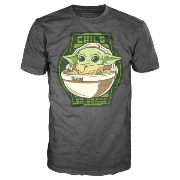 Camiseta Yoda The Child On Board Mandalorian Star Wars L