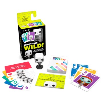 Juego cartas Something Wild! Pesadilla Antes de Navidad Disney Aleman / Espa�ol / Italiano