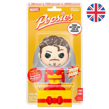 Figura Popsies Marvel Iron Man Ingles