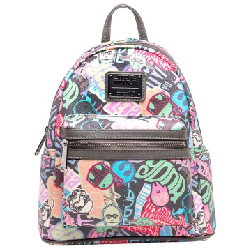 Mochila Pastel Graffiti Sticker Star Wars Loungefly 26cm