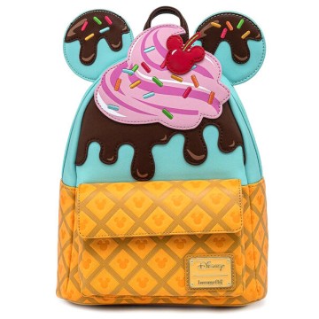 Mochila Ice Cream Mickey Minnie Disney Loungefly