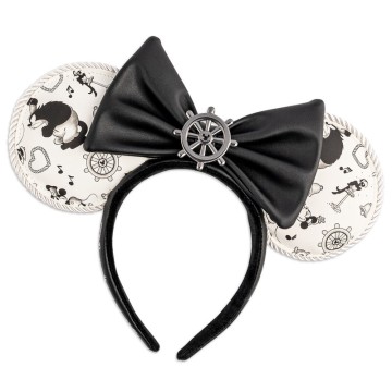 Diadema orejas Steamboat Willie Minnie Mouse Disney Loungefly