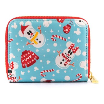 Cartera Mickey Minnie Snowman Disney Loungefly