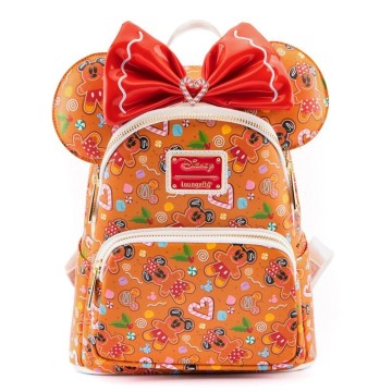 Set Mochila + Diadema orejas Mickey Minnie Gingerbread Disney Loungefly 26cm