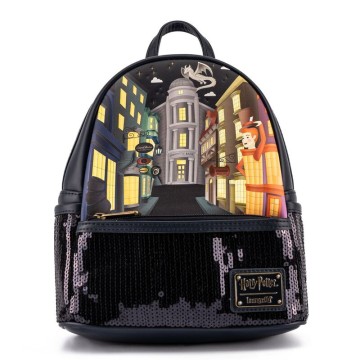 Mochila Lentejuelas Callejon Diagon Harry Potter Loungefly 26cm