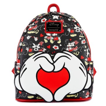 Mochila Love Mickey and Minnie Disney Loungefly 26cm