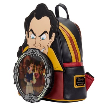 Mochila Villanos Escena Gaston La Bella y la Bestia Disney Loungefly 26cm