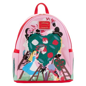 Mochila Rosas Alicia en el Pais de las Maravillas Disney Loungefly 26cm