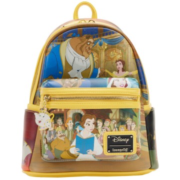 Mochila Escenas La Bella y La Bestia Disney Loungefly 25cm