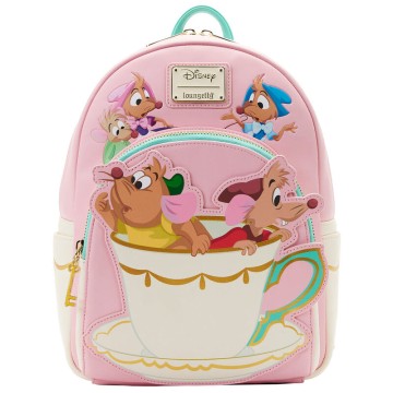 Mochila Taza Jack y Gus Gus Cenicienta Disney Loungefly 27cm