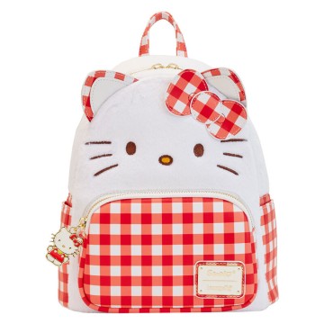 Mochila Gingham Hello Kitty Sanrio Loungefly 26cm