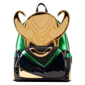 Mochila metallic Loki Marvel Loungefly 25cm