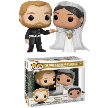 Pack 2 figuras Royal Wedding Duke Duchess Sussex