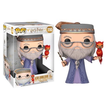 Figura POP Harry Potter Albus Dumbledore with Fawkes 25cm