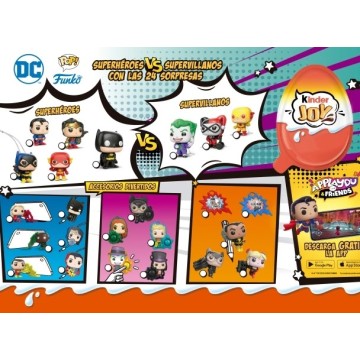 Kinder Joy Funko DC Comics Sorpresa