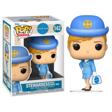 Figura POP Pan Am Stewardess with White Bag